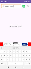 Virtual Contact Play Store screenshot 2