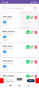 Virtual Contact Play Store screenshot 3