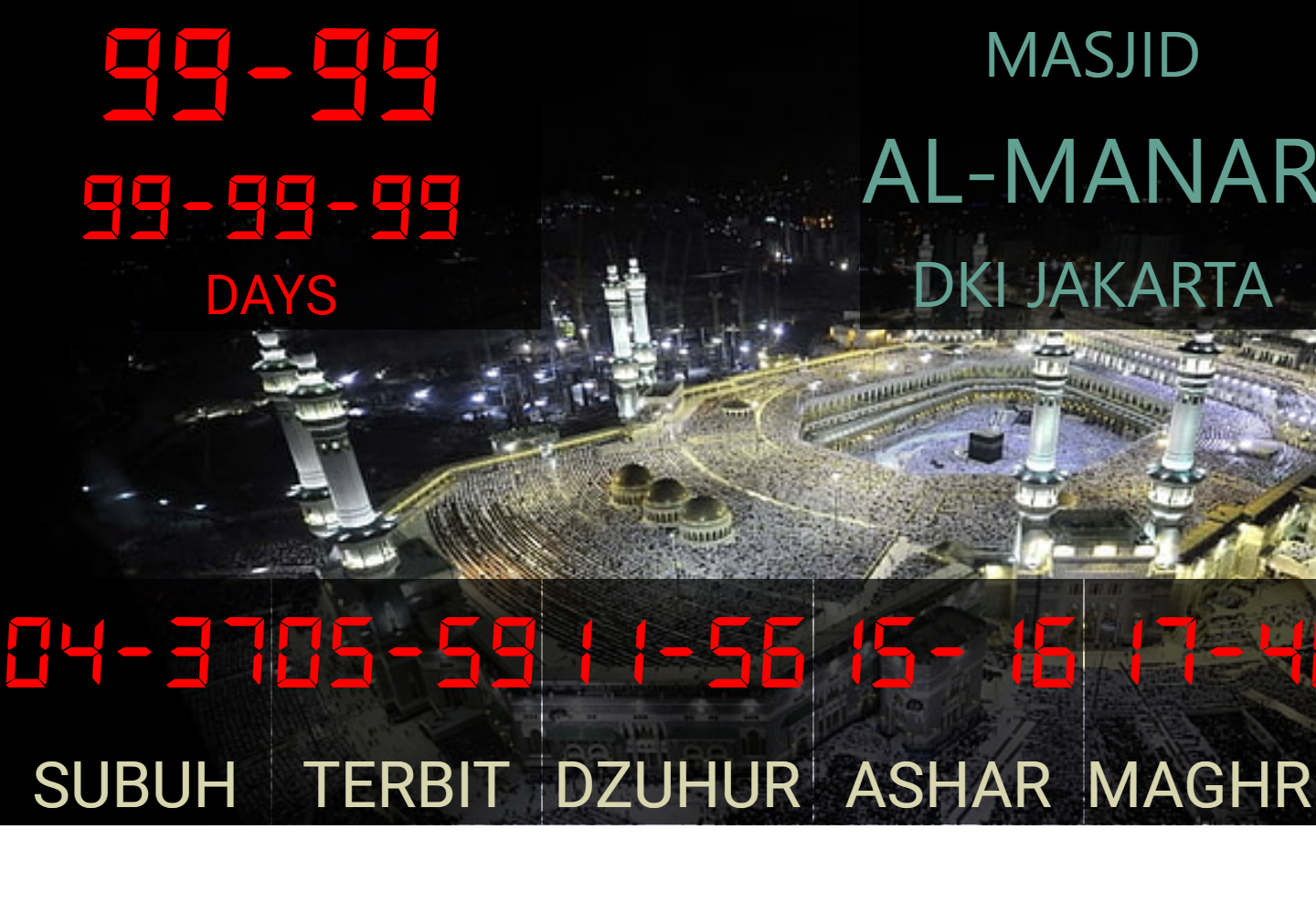Jadwal Sholat website screenshot